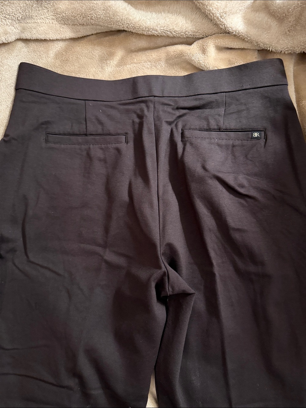 Banana Republic Chocolate Brown Straight-Leg Pants - Picture 10 of 10